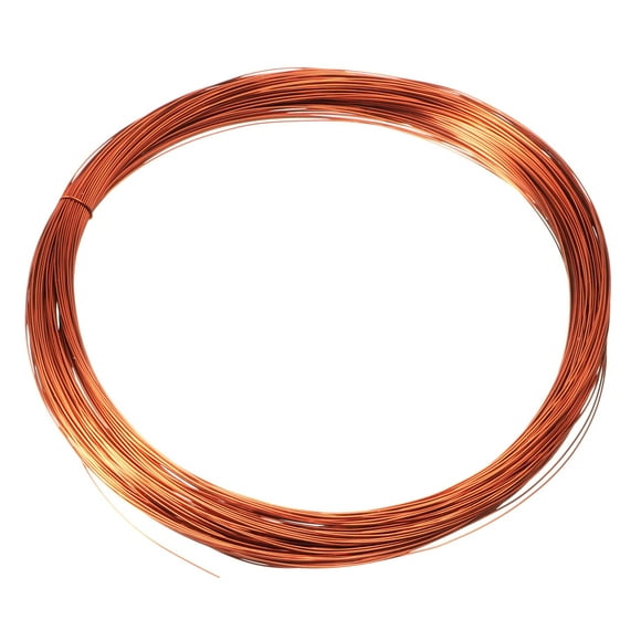 0.15mm Dia Magnet Wire Enameled Copper Wire Winding Coil 49' Length