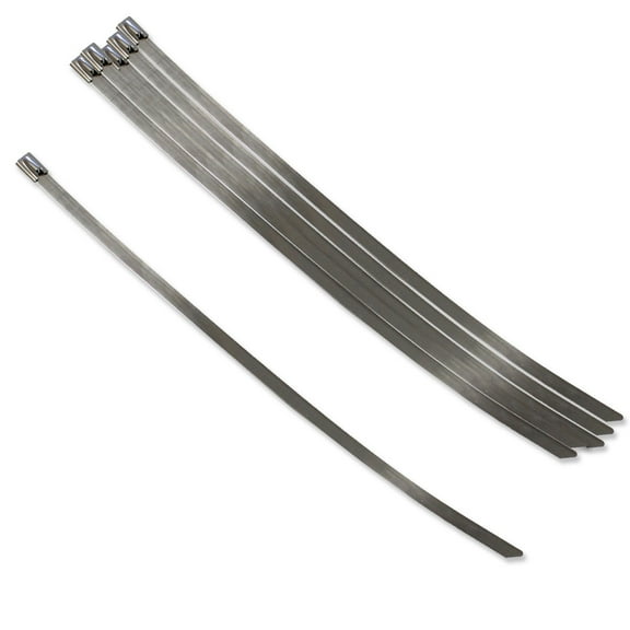 HAWK 6 Piece Flat Steel Wire Cable Ties - TZ86-ST306