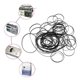 thumbnail image 2 of Versatile Set of 100 Flat Rubber Bands for Cassette Recorders in Mixed Sizes, 2 mm, 2 of 5
