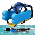 thumbnail image 2 of 2 In 1 Dog Life Jacket Adjustable Strap Detachable Buoyancy Pad Reflective Floating Device for Load Bearing Dogs Swimming, 2 of 4