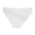thumbnail image 4 of Lunuaoe Women's Ribbed Cotton Briefs, Mid-Low Waist Threaded Panties, Soft Breathable Everyday Underwear, 4 of 8