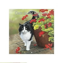 Noothes 2026 Cats in the Country Wall Calendar, Artistic Cat Illustrations for Monthly Planning and Year-Round Home Decor