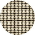 thumbnail image 1 of Ahgly Company Machine Washable Indoor Round Transitional Vanilla Gold Area Rugs, 3' Round, 1 of 7