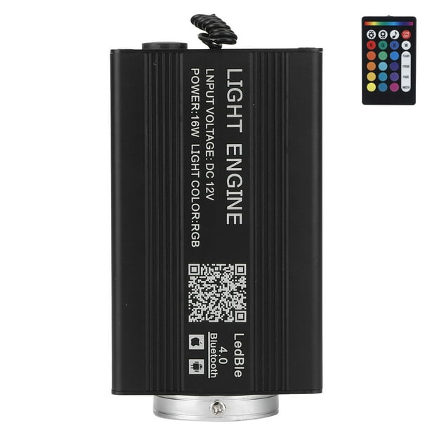 Luz De Fibra óptica De 16W, Seguridad Y Libre De Contaminación RGBW Iluminación Controlador De Lámpara De Fibra óptica RGBW Iluminación Remota Para Control De Aplicaciones ANGGREK DH3119