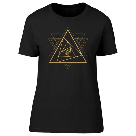 Abstract Golden Triangle Tee Men's -Image by Shutterstock