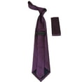 thumbnail image 2 of Men's Woven Tie Hankie Set J.Valintin Private Collection R35 Purple Dots, 2 of 2