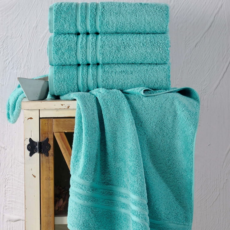 Turquoise bath towel sets sale