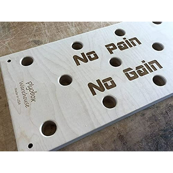 12"x24" Climbing Pegboard. New Custom Engraving Options! Climbing peg Board