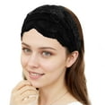thumbnail image 4 of Unique Bargains 1 Pc Headband Rose Lace Hairband for Women Black, 4 of 5