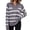 Gray, variant on Aoochasliy Womens Sweaters Pullover Clothes V-Neck Zipper Hedging Casual Stripe Knitting Sweater Tops