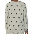thumbnail image 3 of Disney Womens Long Sleeve Printed Pajama Top Only,1-Piece, 3 of 3
