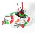 thumbnail image 2 of Kurt Adler Melting Snowman Clay Dough Holiday Ornaments Set of 3, 2 of 4