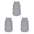 thumbnail image 2 of Methold Suéter a rayas para mascotas, abrigo cálido de animales para correr, chaqueta lavable de fibra acrílica, ropa de estilo Simple, Type1 NO1, 2 of 6