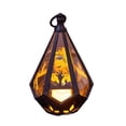 thumbnail image 2 of Halloween Small Pumpkin Night Light, Halloween Jack O Lantern Pumpkin Decoration with Handheld Design, Glowing Pumpkin Lamp Ornament for Party Home Tabletop Decor, 2 of 4