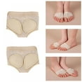 thumbnail image 3 of Women Lyrical Shoes Foot Thong Dance Paw Half Sole Foot Toe Undies, 3 of 9