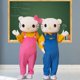 thumbnail image 5 of En existencia Disfraz de dibujos animados de Hello Kitty Muñeca caminante Disfraz de anime Accesorios de ropa de muñeca de gato Kaiti, 5 of 5