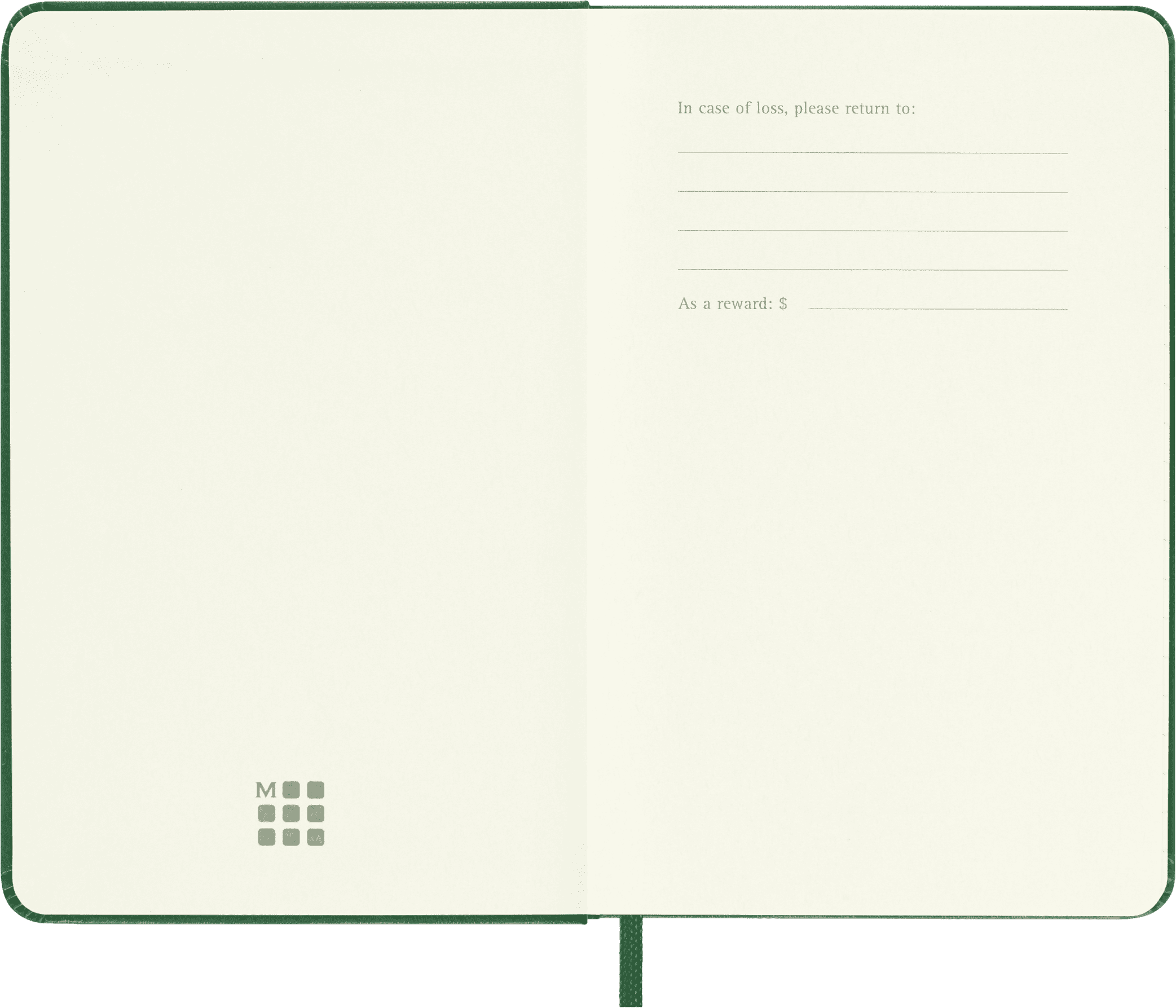 Moleskine Classic Notebook, Hard Cover, Pocket (3.5" x 5.5"), Ruled, Myrtle Green