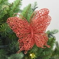 thumbnail image 4 of Coxeer Christmas Butterflies Decor Hollow 12PCS DIY Craft Butterfly Xmas Tree Ornament, 4 of 10