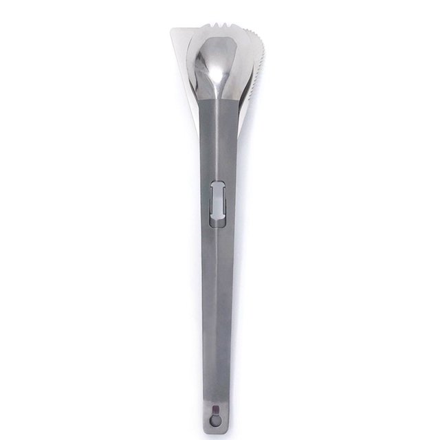 Espátula Spork, Pinzas Todo En Uno, Espátula, Cuchara, Tenedor, Utensilio Para Acampar, Cocinar Al Aire Libre, Comer, Mochilero Moyic HA013100-00