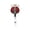 red ladybug, variant on Rhinestone Bling Retractable Nursing Badge Reel, 24 Inch Retractable Cord ID Badge Holder with Clip for Nurses, Doctors, Students