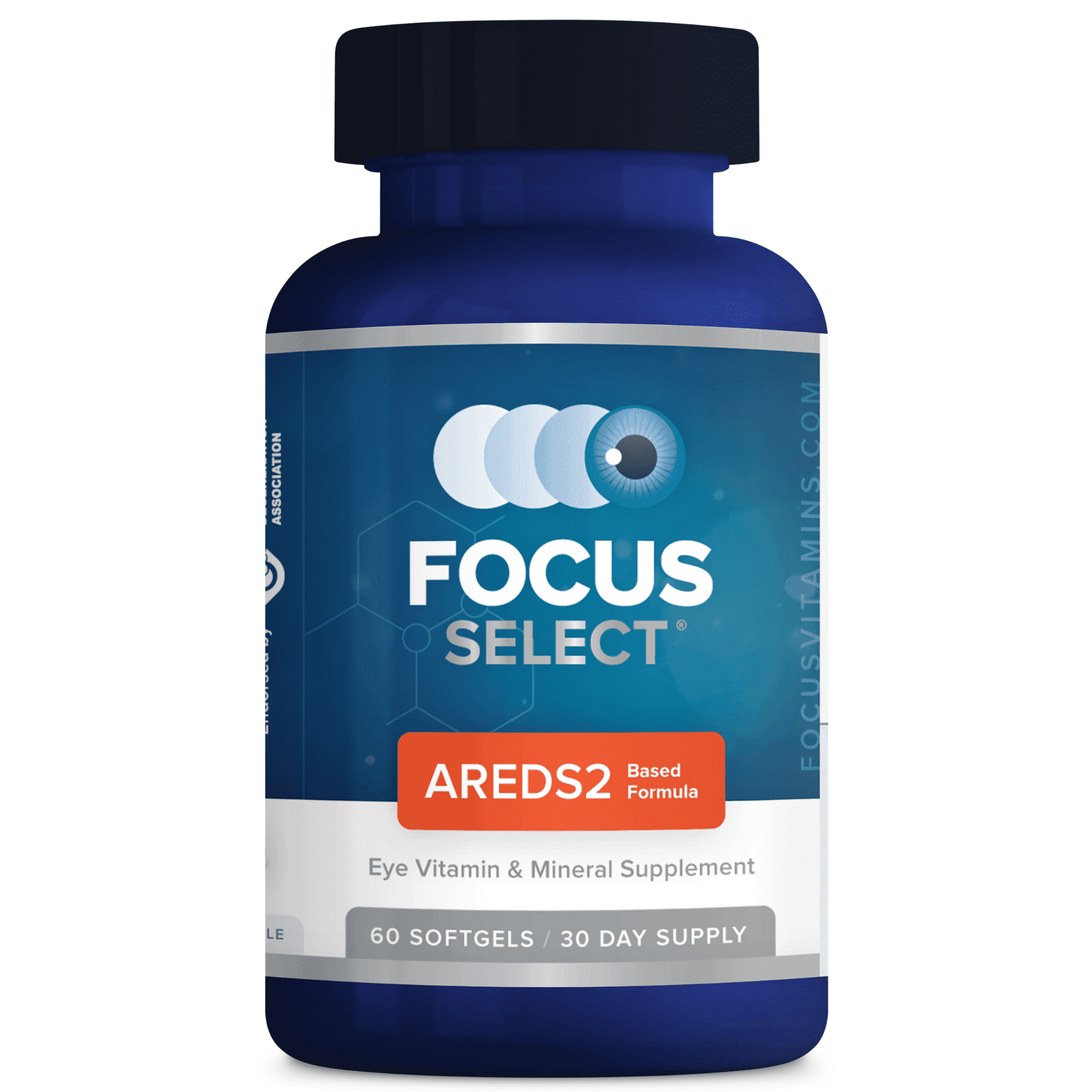 Focus Vitamins Focus Select® AREDS2-Based Eye Formula Softgel, Macular and Ocular Health, 60 Count