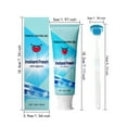 thumbnail image 3 of Tongue Gel With Tongue Scraper Tongue Cleaning Gel Set To Use White Hairy Tongue Removal Kit Tongue Cleaning Gel With Cleaner Brush 45g, 3 of 9