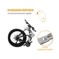 thumbnail image 2 of Bicicleta Montaña Plegable Frenos Tipo Shimano 21v Rodada 26 BIKE TECHE BPGWHT01, 2 of 7