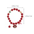 thumbnail image 2 of 2Pcs Fashion Fortunate Red Bead Bracelets 2021 New Year Gift Bracelets (2#+4#), 2 of 7