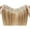 Highlight #18P613, variant on Benehair One Piece V-Shaped Clip In Hair Extensions 100% Remy Real Human Hair Weft 3/4 Full Head Straight Hair U Shaped Women Brown