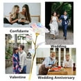 thumbnail image 3 of Christmas Rose Galaxy Valentine‘s Colorful Gift Artificial Flower Artificial Flowers, 3 of 5