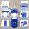 thumbnail image 3 of 2 Solar Collapsible LED Lantern 3-in-1 Rechargeable, Flashlight & USB Power Bank - Portable, Bright, Eco-Friendly - Camping, Outdoor Activities, Emergencies (Black), 3 of 6
