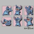 thumbnail image 2 of Boy's Lilo & Stitch Poses in Pink Panels  Pull Over Hoodie Athletic Heather Small, 2 of 4