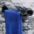 thumbnail image 4 of Barra de apoyo para baño, manija de seguridad para ducha, barra de apoyo antideslizante de 30 cm para baño, bañera, inodoro (negro), 4 of 5