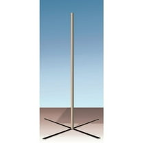 Silver Metal E-Z Banner Stand - 81"H