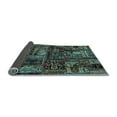 thumbnail image 2 of Ahgly Company Indoor Rectangle Patchwork Light Blue Transitional Area Rugs, 6' x 9', 2 of 4