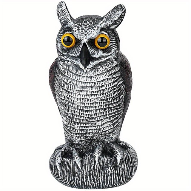 Owl Birds False Owl Outdoor Garden Balcony Porch Sculpture Decoration Ornament
