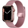 thumbnail image 1 of BXUXOHS (1Pack/2Pack) Milanese Loop Band Compatible with Apple Watch Bands 38mm 40mm 41mm 42mm 44mm 45mm 49mm Adjustable Stainless Steel Metal Mesh Strap for iWatch Series Ultra SE 8 7 6 5 4 3 2 1, 1 of 17