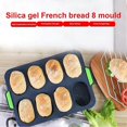 thumbnail image 2 of Silicone Baguette Pan Hot Dog Molds Non-stick French Bread Loaf Baking Mold, Toast Cooking Bakers Pan, 2 of 4