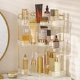 thumbnail image 1 of Organizador de mostrador de baño Aveniee Corner, 3 niveles, blanco, 1 of 6