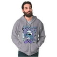 thumbnail image 5 of The Smurfs Cool Kanji Born Fly Zip Up Hoodie Men's Women's Brisco Brands S, 5 of 6