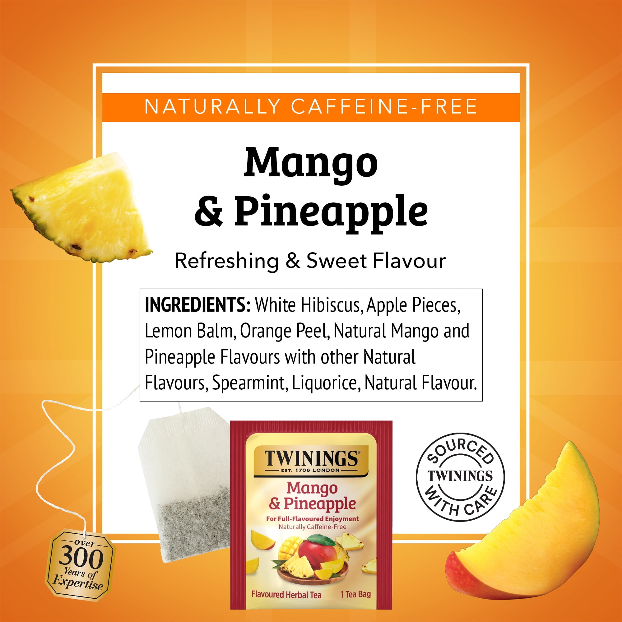 (4 pack) Twinings Pineapple Mango 20ct