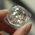 thumbnail image 6 of UDIYO Nail Glitters Irregular Shape Holographic Fashion Laser Sequins Powders for Party, 6 of 7