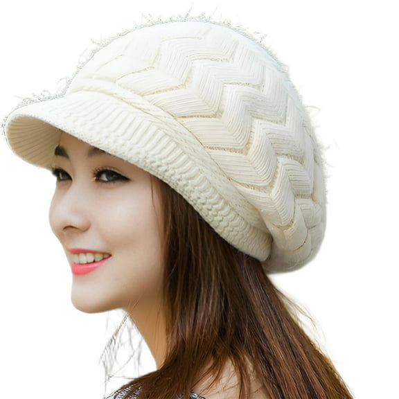TELOLY Fleece Beanie Good Breathability Beanies for Voaen Avoid Stuffiness and Heat Womens Winter Hat Beige