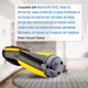 thumbnail image 2 of 3 Pack Replacement Brush Roller Compatible With Shark Av911s Ez Iq R101ae Rv1001ae R101 Rv1001 Av1002ae Av1010ae Ur1005ae Ur1000sr Rv2001wd Av993 Av91, 2 of 4