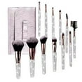thumbnail image 2 of Buen juego de 12 brochas de maquillaje de diamante Juego de herramientas de maquillaje de diamante Brocha de maquillaje para rubor en polvo suelto Ideal para uso profesional, 2 of 6