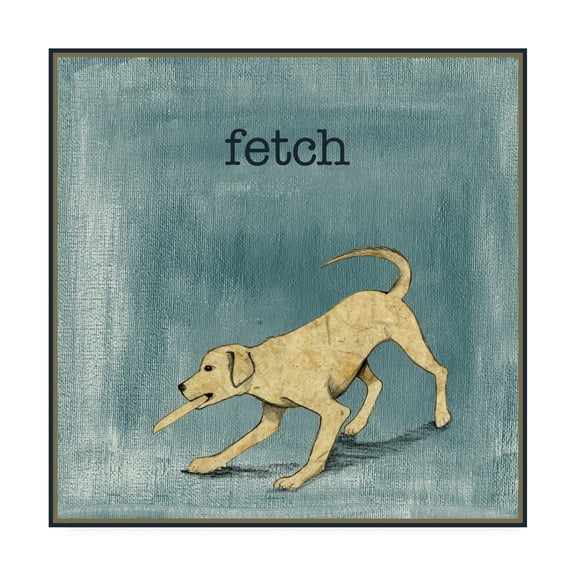 Trademark Fine Art 'Fetch Childrens Art' Canvas Art by Alicia Ludwig
