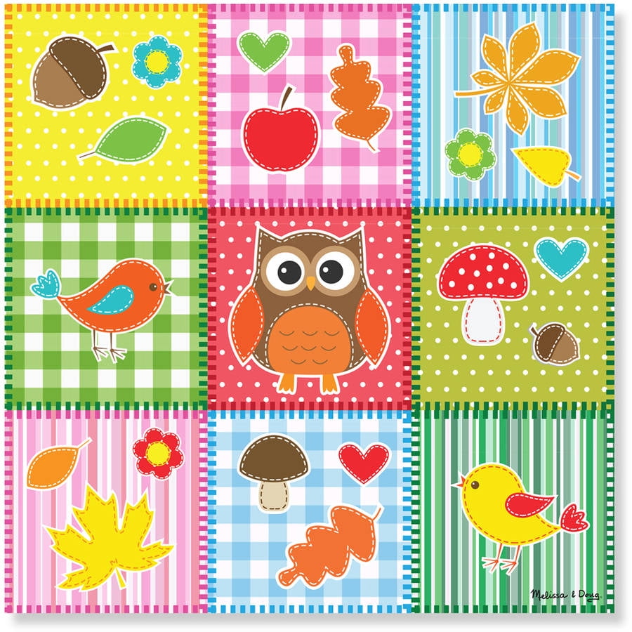 Melissa & Doug Autumn Quilt Fall Favorites Jigsaw Puzzle (30 Pcs)