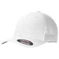 thumbnail image 6 of Yellow Rooster Men's Flexfit Mesh Back Male Cap White/ White S/M, 6 of 7