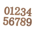 thumbnail image 4 of Wood Crafts, Unfinished 2.9 X 1.9in Wooden Numbers Sticker Wooden Numbers 10 Pcs  For Photo Album Stickers For Handmade Decorations For DIY Craft, 4 of 8