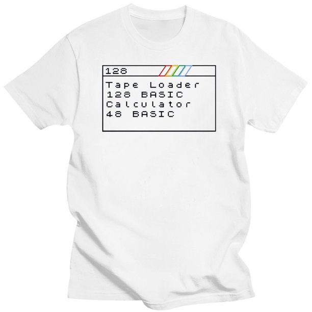 Camiseta con estampado divertido Zx Spectrum 80S ordenador Retro Geek regalo de cumpleaños nuevas camisetas de manga corta para hombres algodón personalizadas